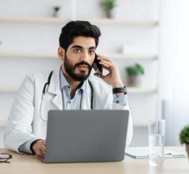 Remote consultation of patient and health care with therapist during covid-19